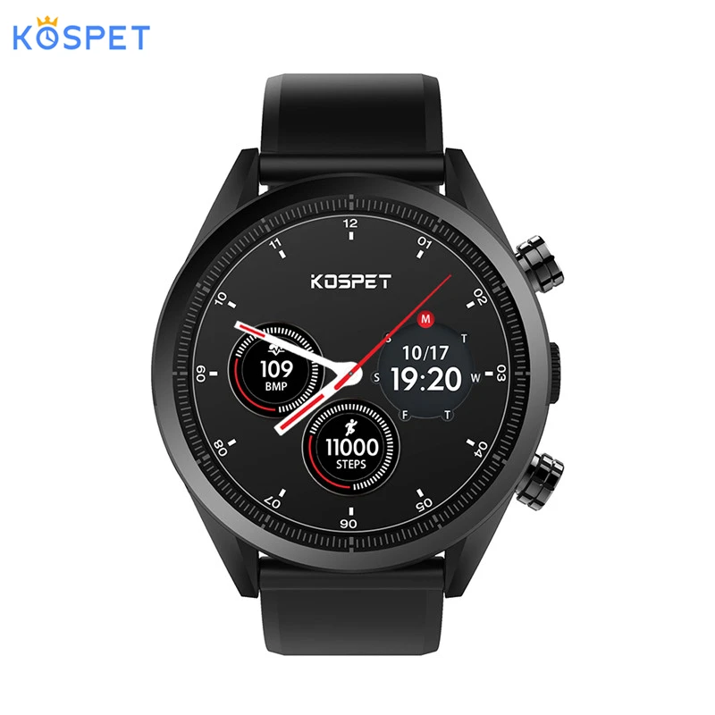 Смарт-часы Kospet Hope 3GB+ 32GB Dual 4G 1,3" AMOLED wifi gps Sim IP67 водонепроницаемые с камерой Смарт-часы для huawei samsung IOS