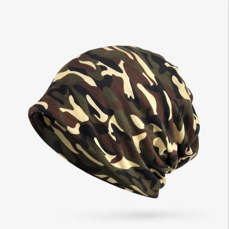 Seioum, зимние шапки для женщин, шапка-тюрбан, чулок, шапка Gorro, камуфляжная шапочка, тонкая хлопковая теплая камуфляжная мужская шапка, бини для женщин