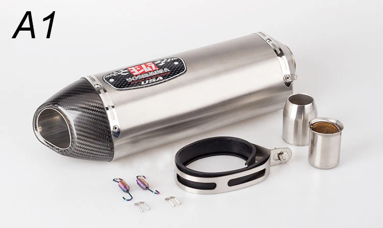 51 мм Универсальный мотоцикл Yoshimura выхлопная изменение глушитель выхлопной трубы дБ труба-убийца для GSX250R MT09 RC390 k6 k7 k8 CBR1000R Z650 CB400