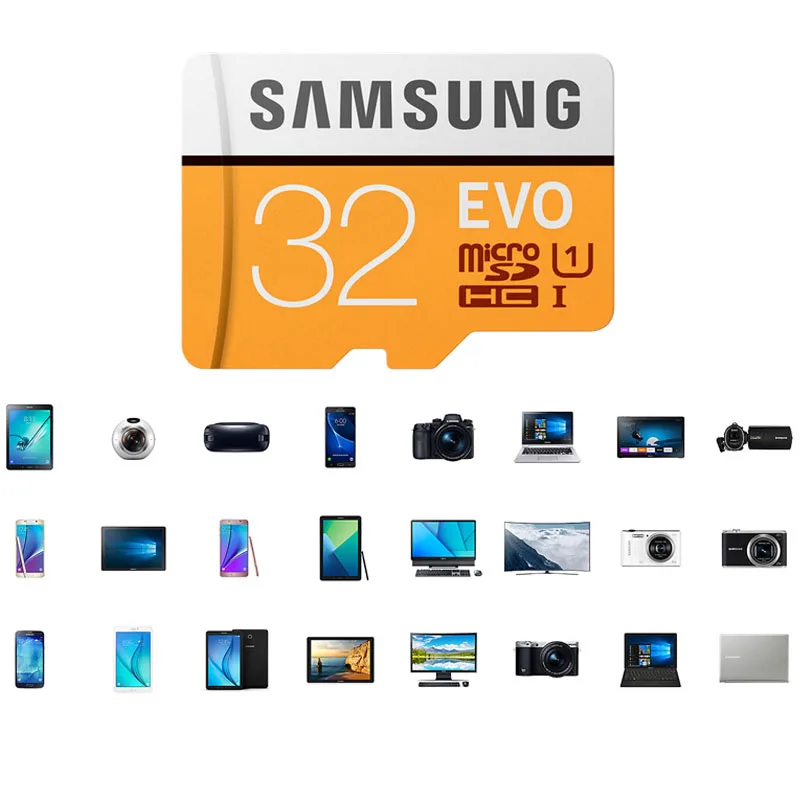 Карта памяти Samsung EVO 32 ГБ 64 128 SDHC GPS C10 ГБ|Карты памяти| |