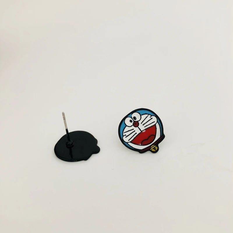 Модные серьги-гвоздики COSANER Doraemon с героями мультфильмов для женщин и девочек