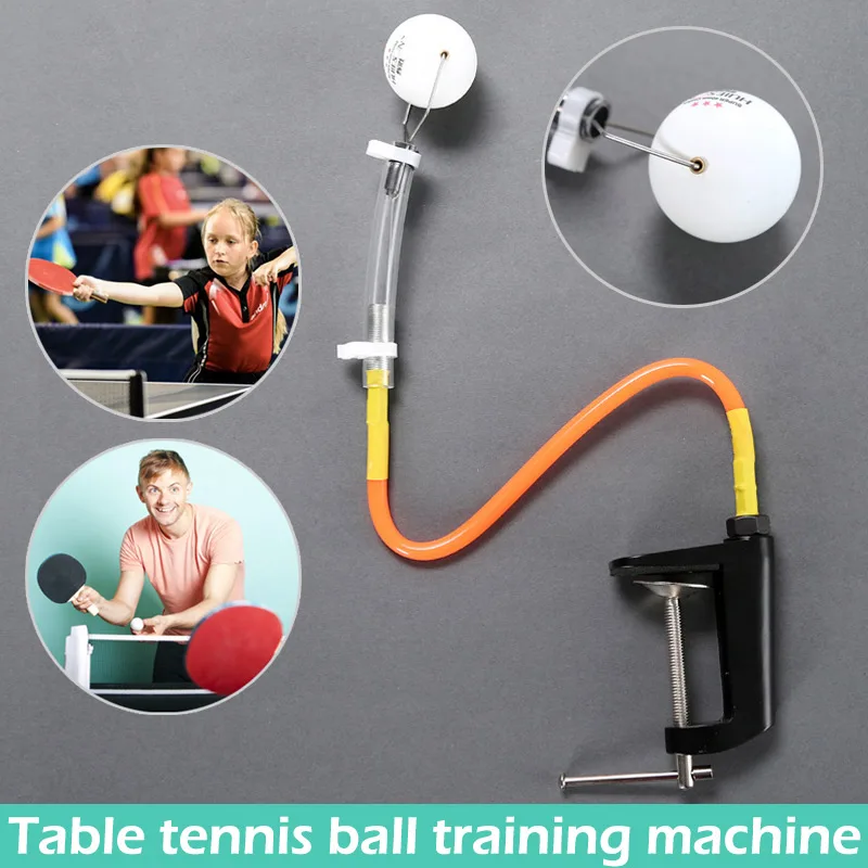 

Table Tennis Training Robot Fixed Rapid Rebound Pingpong Ball Machine Trainer ED-shipping