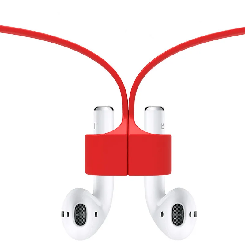 Магнитная анти-потерянная веревка для Apple airpods беспроводная гарнитура Магнитная с функцией Bluetooth, силиконовая ремешок анти-потерянная линия наушники ремешок