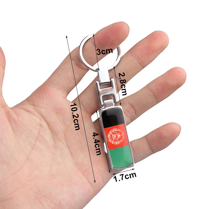 Автомобильный Стайлинг 3D металлический брелок для ключей России Италия Англия