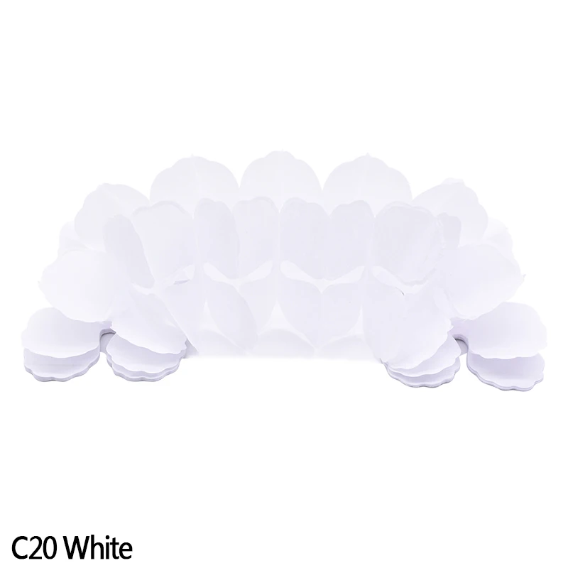 C20 White 3,6 м многоцветная четырехлистная бумага в виде клевера баннер для DIY Свадебные праздничные вечерние гирлянды товары для дома подвесные флаги украшения 7z - Цвет: C20 White