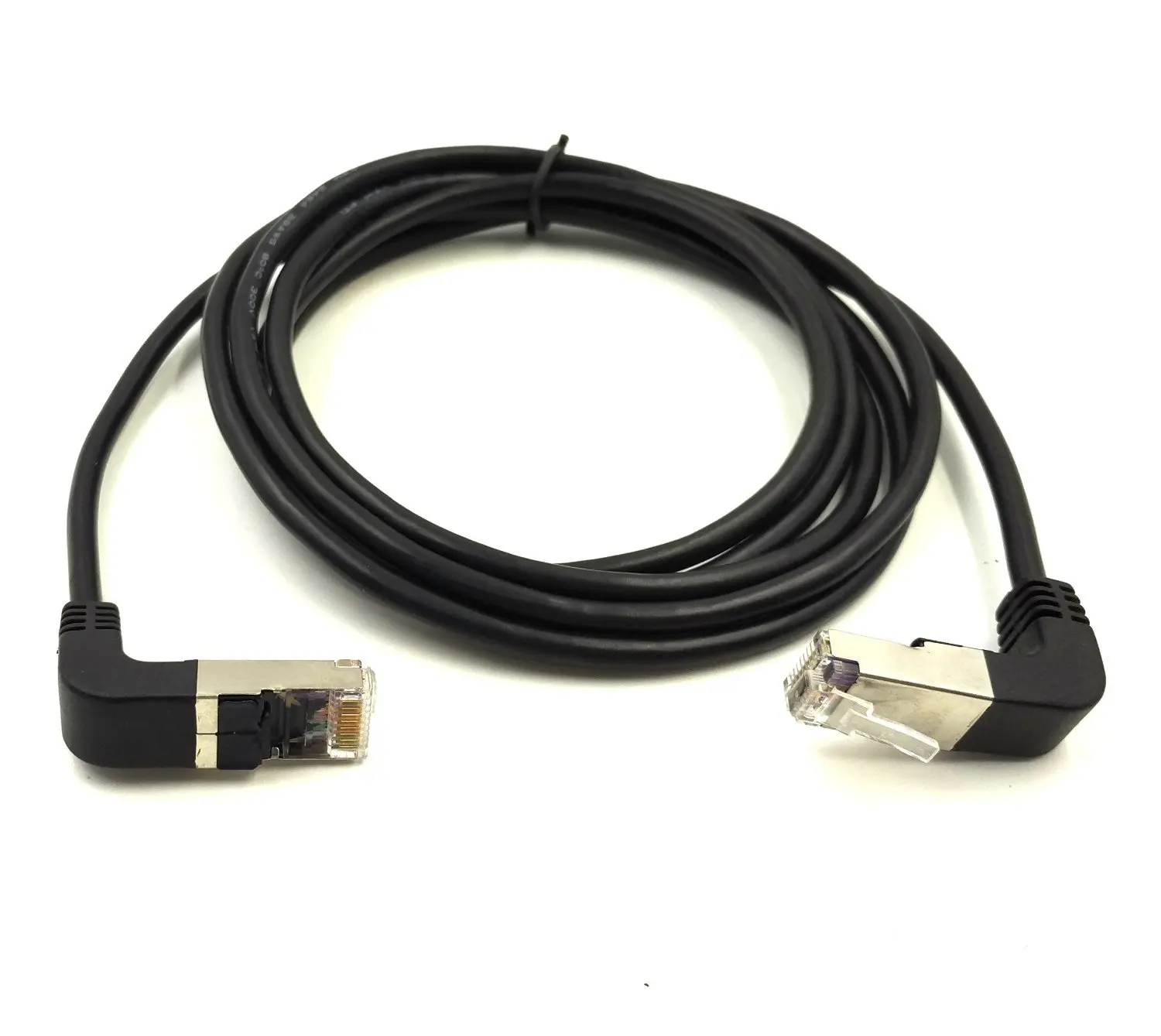 3 м RJ45 вверх папа к вниз 90 градусов Cat 5 Ethernet кабель шнур (верхний штекер) |