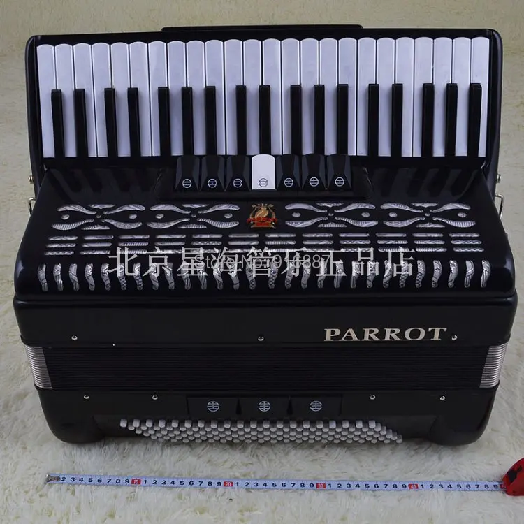 Бесплатная доставка Аккордеоны попугай 120 бас 41 ключи 120bs 3 ряда Reed Аккордеоны|parrot
