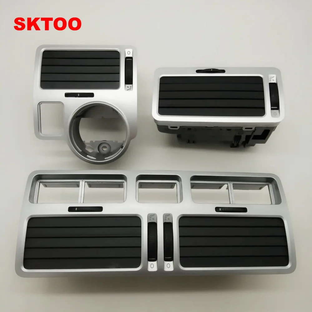 SKTOO Silver для VW bora golf 4 выход воздуха из прибора центральный воздуховод