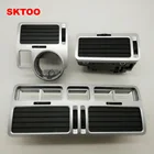 SKTOO Silver для VW bora golf 4 выход воздуха из прибора центральный воздуховод для кондиционирования воздуха, комплект воздуховода