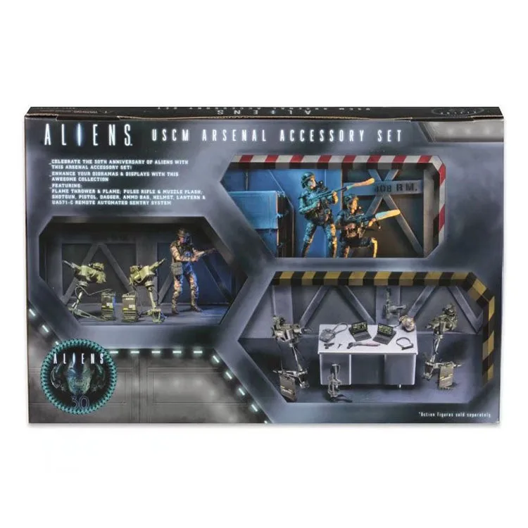 14 шт./компл. инопланетянин NECA Uscm Arsenal набор аксессуаров ПВХ Фигурки Коллекционная модель игрушки