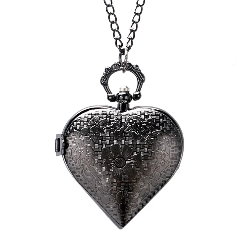 

Relogio Feminino Luxury Hollow Heart Design Fob Pendant Pocket Watch With Necklace Chain Gift for Pocket Watch To Men Women