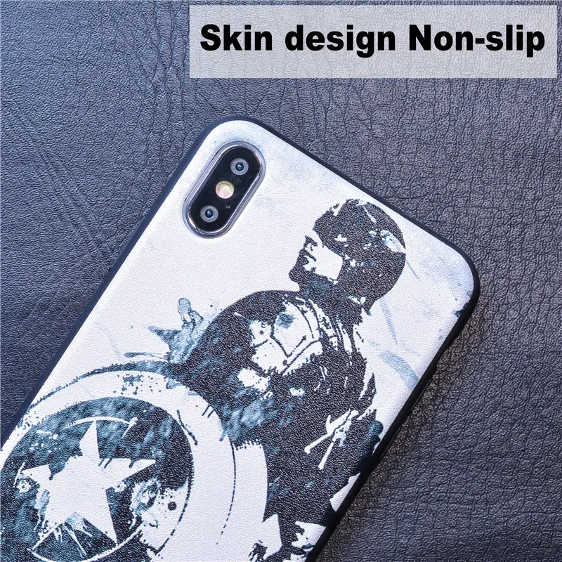 Магнитный силиконовый чехол для iPhone 7 8 6 6s плюс X Xs Max XR мультфильм Бэтмен Marvel