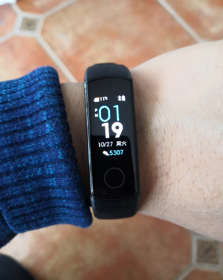 Смарт-браслет huawei Honor Band 4 AMOLED 2.5D 0,9" сенсорный экран для плавания с функцией обнаружения пульса и сна