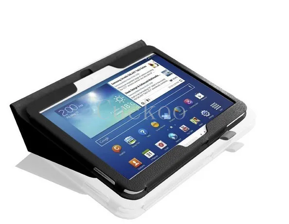 CucKooDo Folio тонкий кожаный чехол для Samsung Galaxy Tab 3 P5200 10 1 дюймов планшет Авто