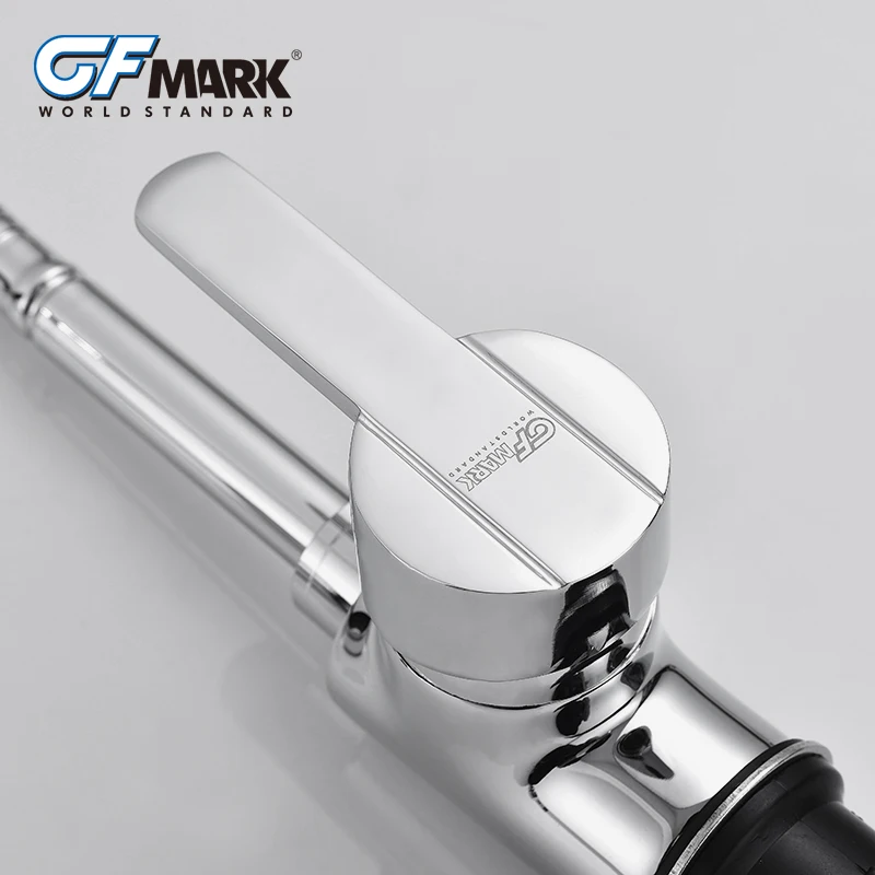 GFmark регулируемый кран для кухни 360 градусов вращающийся хромированный воды