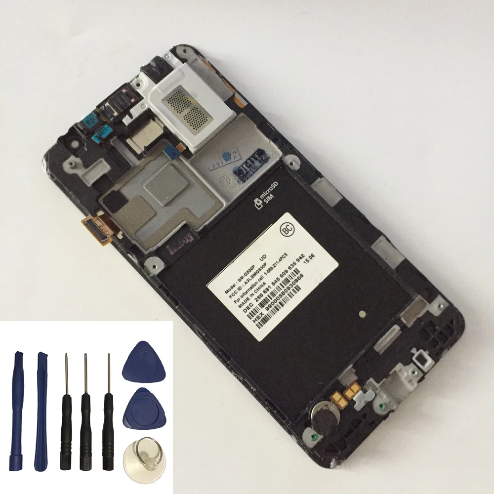 Для Samsung Galaxy Grand Prime G530 G530P сенсорный экран панель дигитайзер + ЖК дисплей монитор