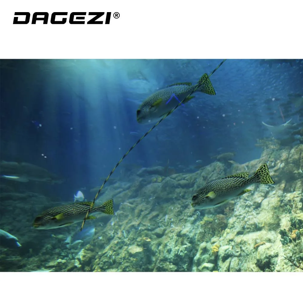 Плетеная рыболовная леска DAGEZI из 4 нитей 25/30/40/50/80 фунтов 100 м|Рыболовные лески| |
