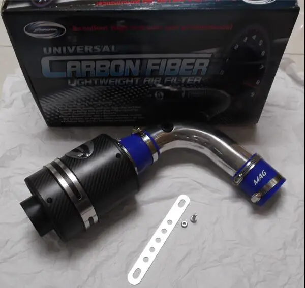 with carbon filter Воздухозаборники трубы комплект+ воздушный фильтр для Chevrolet 09 CRUZE 1,6 1,8, Aveo 1,4, 2012 парус 1,4 - Цвет: with carbon filter