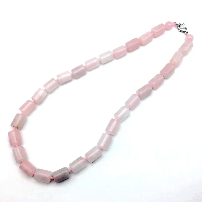 Ожерелье-чокер женское из натурального камня разноцветное колье с узелком кулон