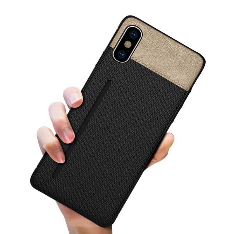 Для huawei P20 P30 Pro Телефон оболочка карта для mate 20 Ткань зернистая с кармашком