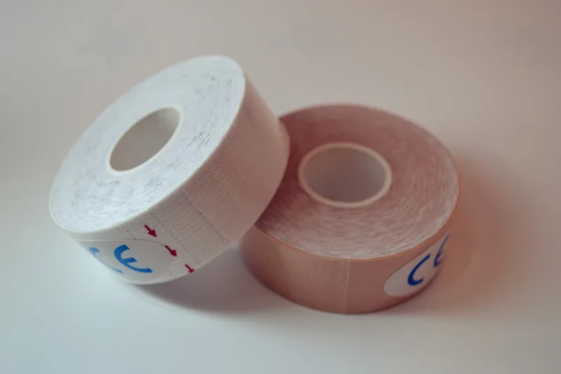 12 Rollst Sports Kinesiology Tape Roll Cotton Elastic Apertured Muscle Stickers Adhesive Bandage Strain Injury Support | Спорт и
