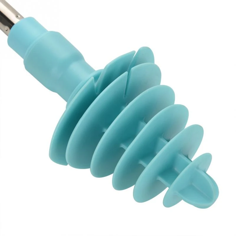 M.J.D. Hot Selling 1PC Toilet Brush Plunger Bathroom Blockage Unblocker Flexible Head Clog Remover Dredge Tool WC Borstel | Обустройство