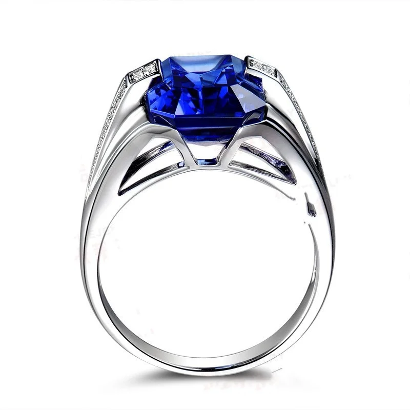 4 color Fashion trend women's Zircon Copper jewelry Engagement &amp Wedding birthday gift Ring Size 8-15 #013 | Украшения и