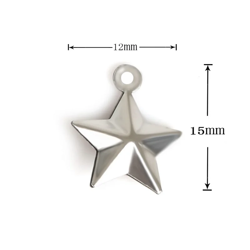 Кулон Луна и звезды из нержавеющей стали изящная подвеска сделай сам в форме