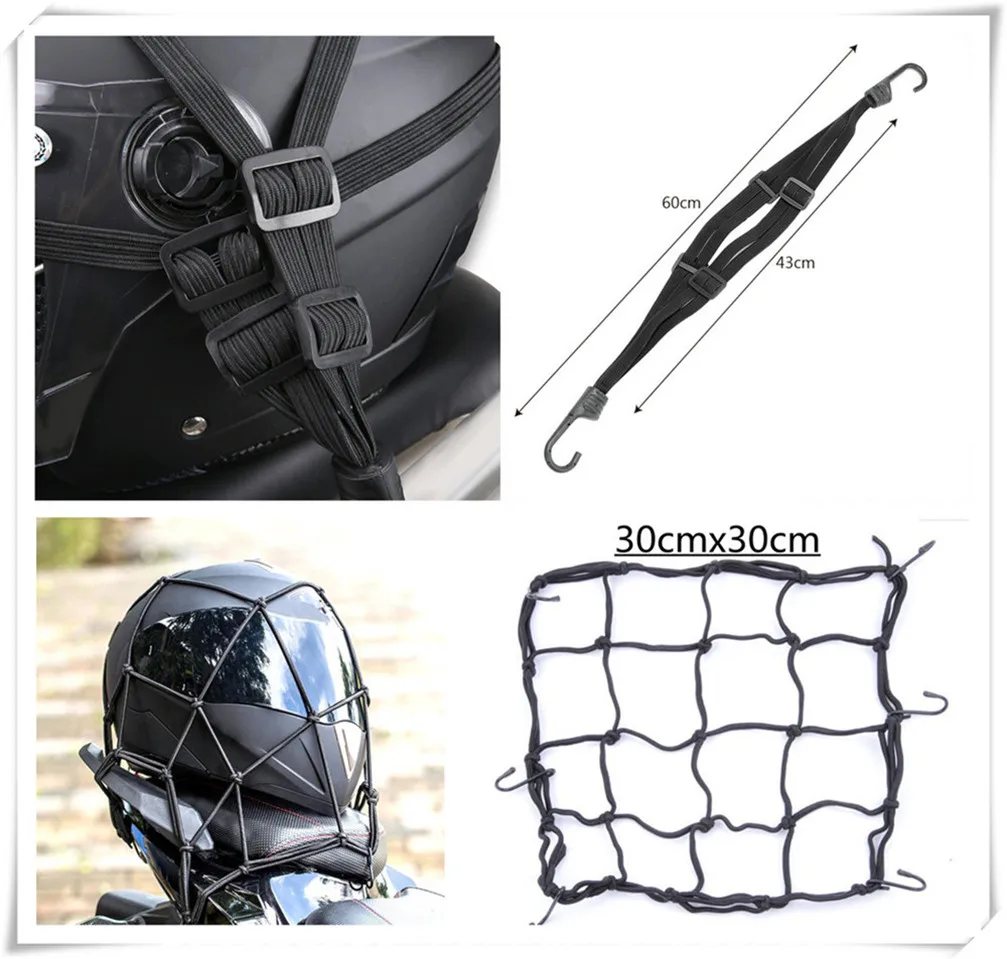 Motorcycle accessories mesh hook storage luggage cargo helmet net for KTM SMC SMCR EnduRo R MC-R Duke 640 LC4 Supermoto 990 | Автомобили и