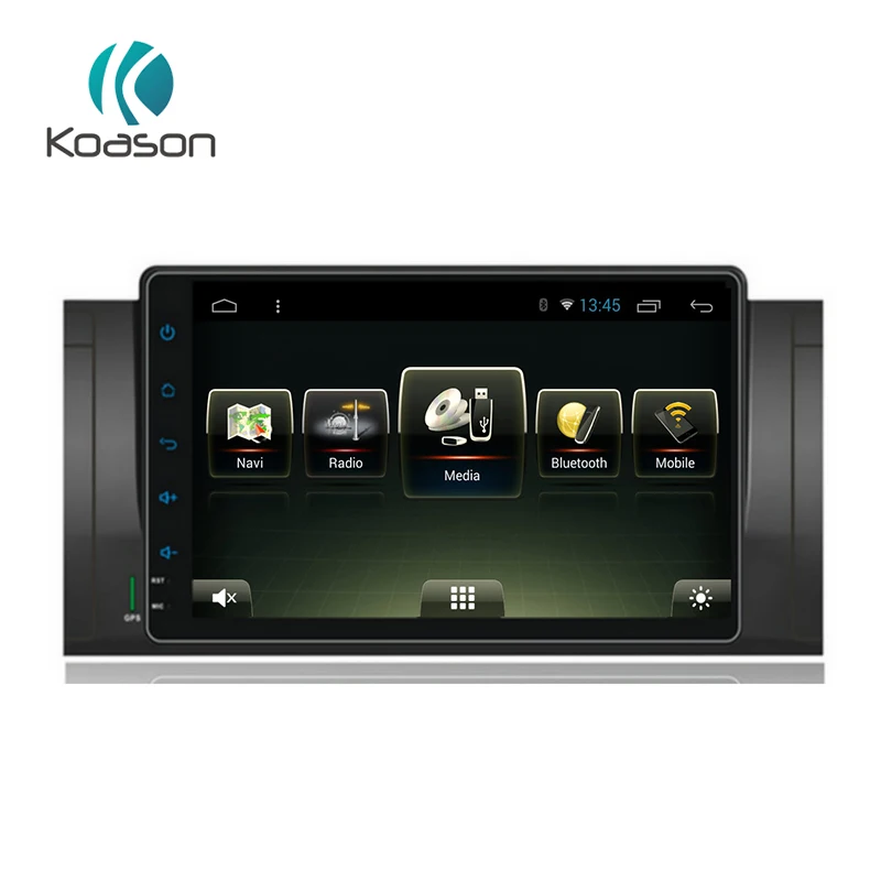 

Koason 9 дюймов IPS сенсорный экран 1 din Android 7,1 Автомобильный мультимедийный Радио стерео для BMW E39 E53 X5 M5 Wifi Bluetooth DVR RDS USB