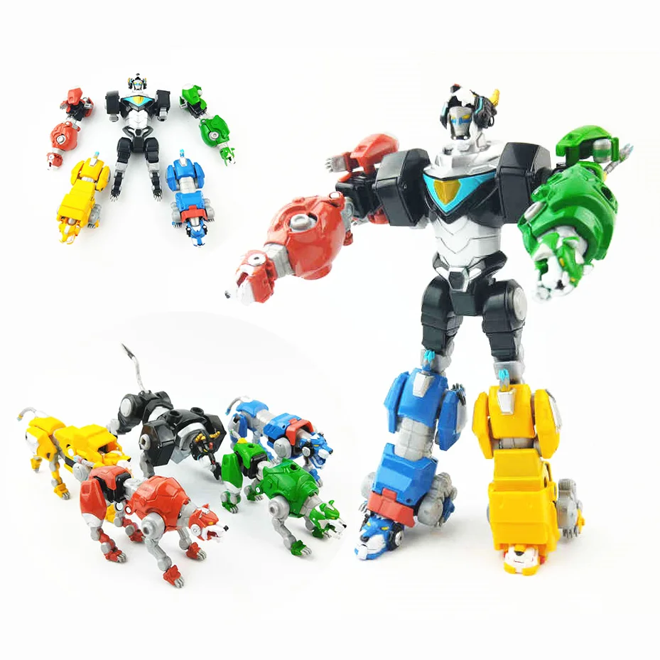 Робот трансформации 5 в 1 Voltron супер сплав Soul Beast King Lions металлическая фигурка