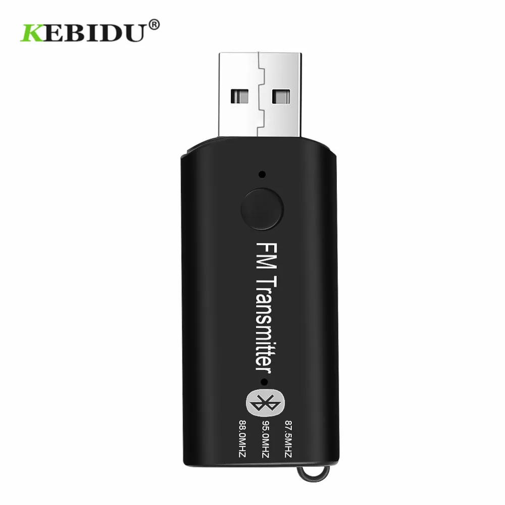 KEBIDU Автомобильный USB Bluetooth передатчик 3 5 мм 0 EDR Беспроводной адаптер FM