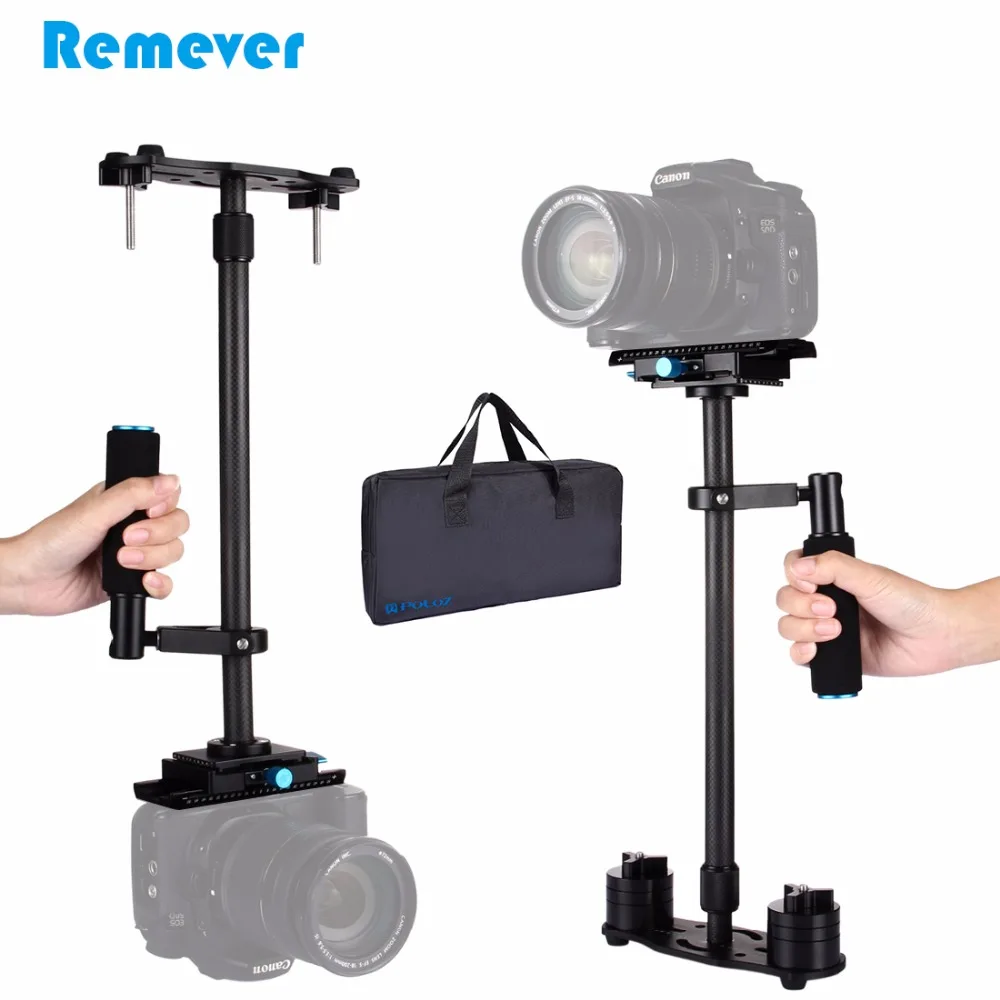 Ручной Стабилизатор PULUZ из углеродного волокна для Nikon Canon Sony DSLR Steadicam
