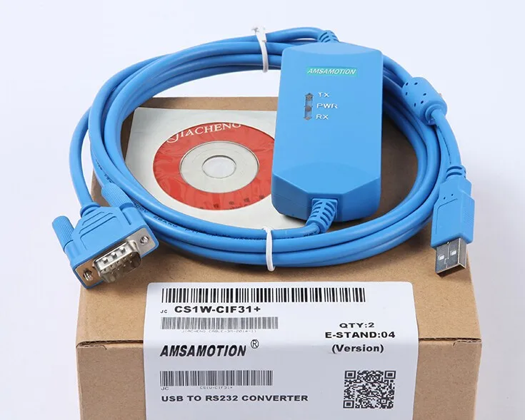 1 шт. usb-rs232+ cs1w-cif31+ разъем адаптера/Кабель-адаптер с изолированными USB к RS232 конвертер Системы электронных данных