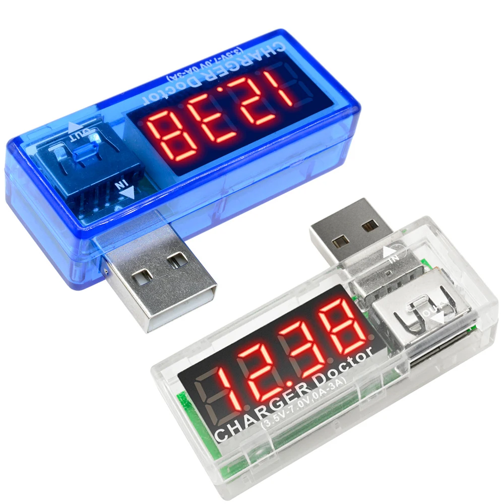 USB цифровой вольтметр Амперметр измеритель напряжения тока USB детектор питания Тестер батарея Емкость энергии время Многофункциональный тестер