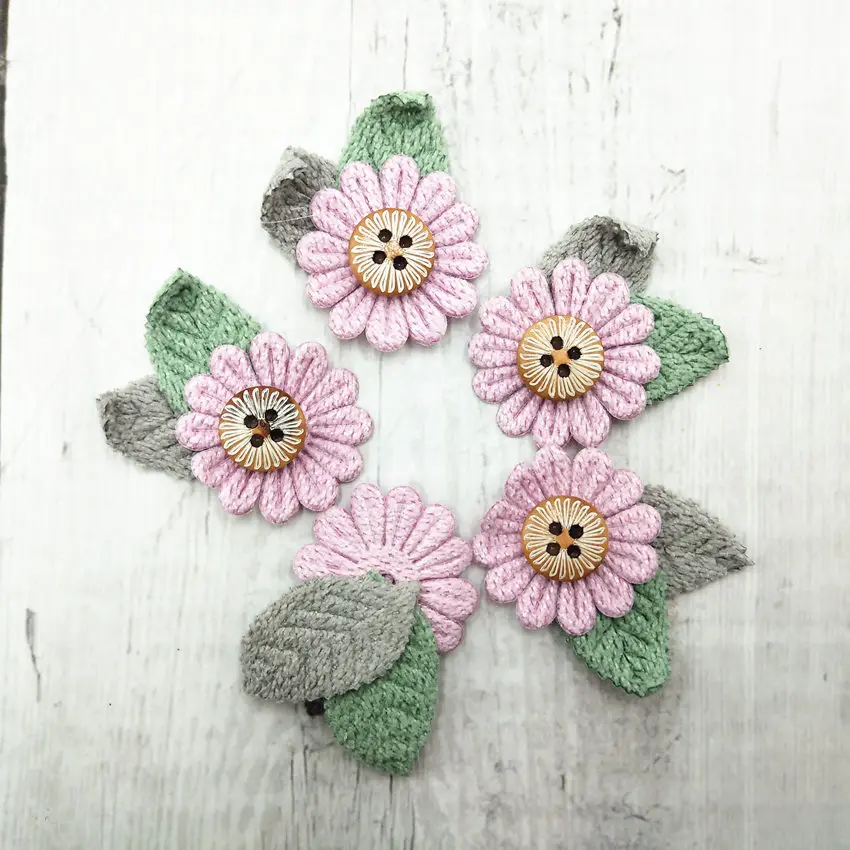 20 шт. ручная работа Подсолнух рукоделие Вязание DIY Одежда ремесла головные уборы