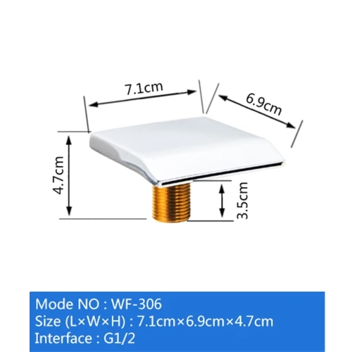 WF-306 Vagsure кран для холодной и горячей воды, латунный переключатель, регулирующий клапан для ванны, Набор смесителя для душа, смеситель для душа, кран для ванны - Цвет: WF-306