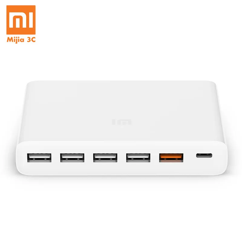 Оригинальное зарядное устройство Xiaomi USB-C 60 Вт с выходным портом Type-C 6 USB-портов QC 3 0