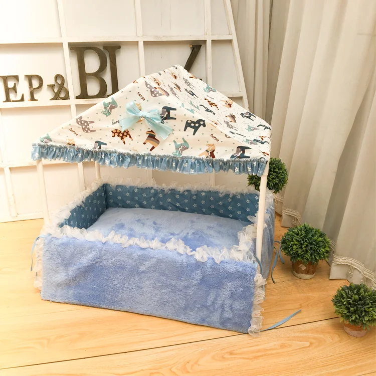 

Pet fence bed Dog production bed Detachable pet cabin Warm and comfortable pet nest Cotton dog tent Machine washable