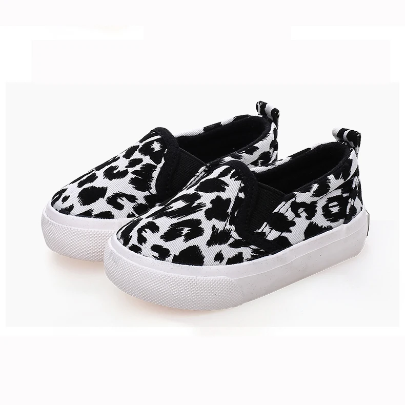 Children Shoes 2017 Autumn Boys Girls Casual Fashion Leopard Canvas Kids Sneakers Soft Sole Comfortable Toddler Baby | Детская одежда и
