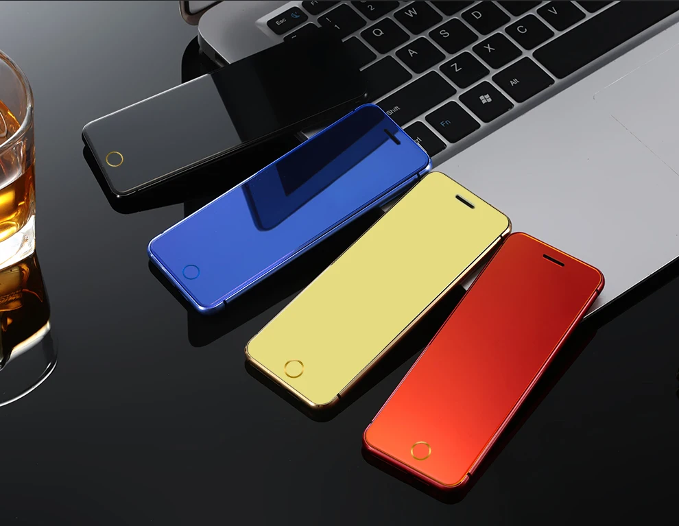 Роскошный мини bluetooth дозвон мобильный телефон Ulcool V66 плюс 1 67 дюймов ультратонкий