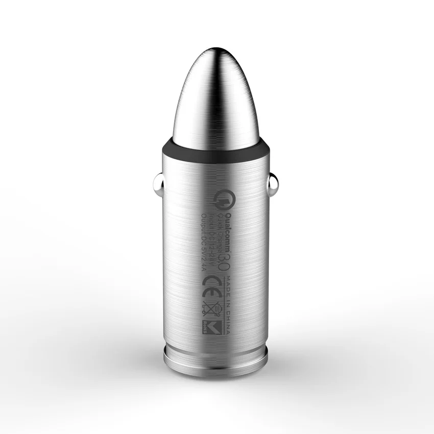 UYG CC102 Qualcomm QC 3.0 с Кабелем USB 1 Порт Мини Автомобильное Зарядное Устройство для