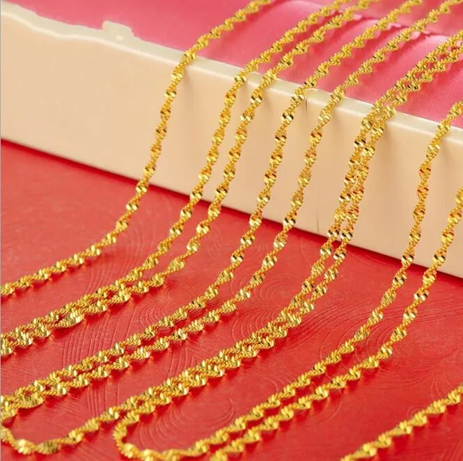 60 см длина желтое золото цвет Майами кубинская цепочка змеи для мужчин и женщин 24