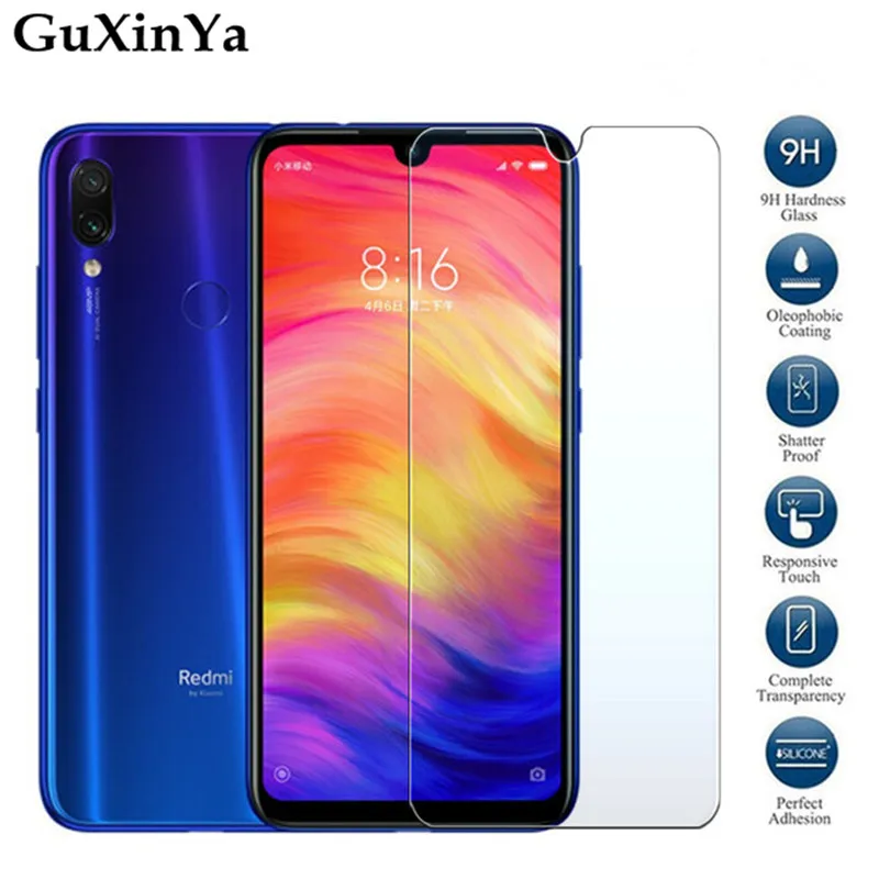 Закаленное стекло для Xiaomi Redmi Note 7 Pro 2 шт. | Мобильные телефоны и аксессуары
