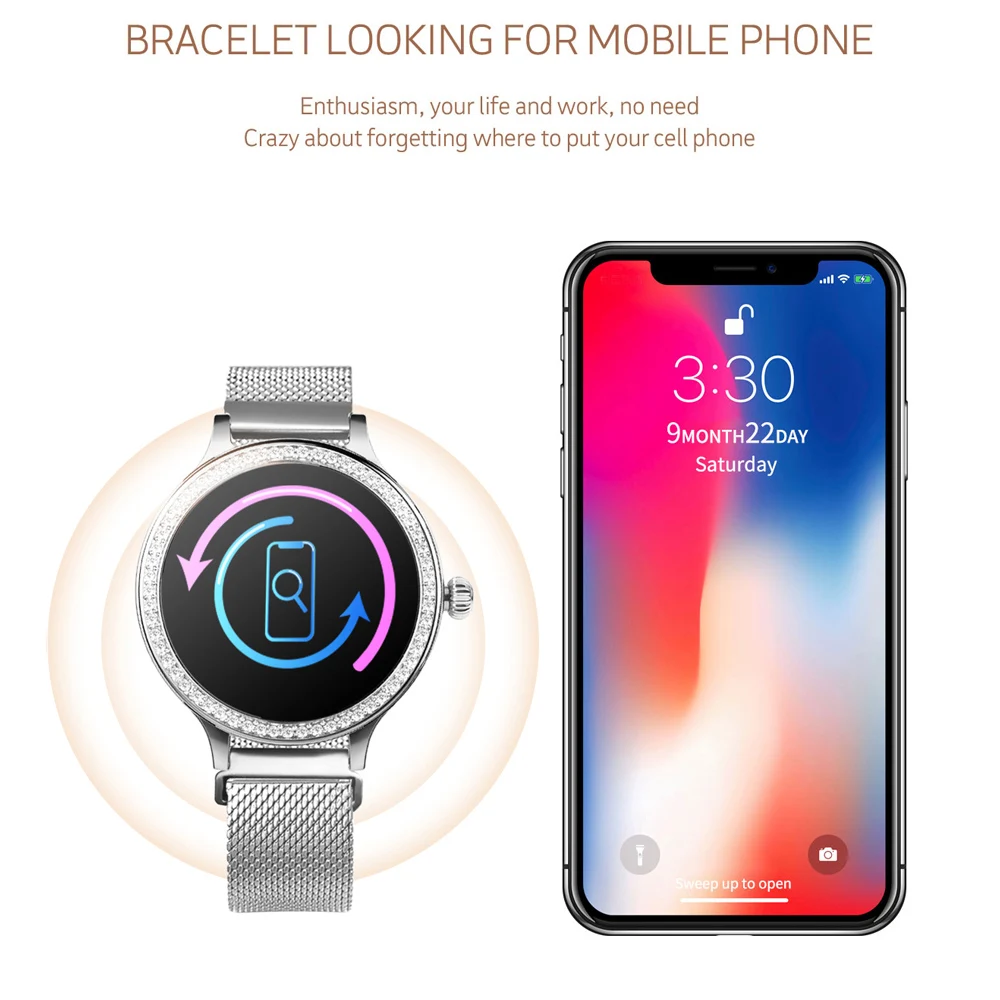 MS 696 M8 smartwatch физиологический цикл напоминание о частоте пульса, Мониторинг Артериального давления многофункциональный Браслет режима упражнений