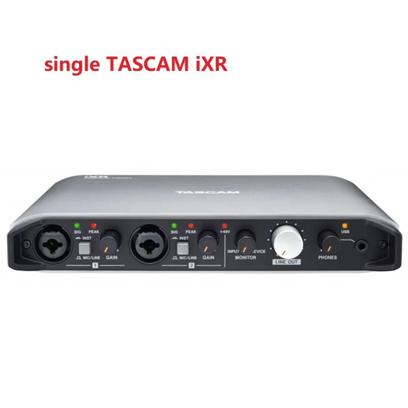 Only IXR TASCAM iXR/TRACKPACK iXR USB звуковая карта аудио MIDI интерфейс для iOS/Mac/Win музыка Высокое качество для мобильного компьютера смартфона - Цвет: Only IXR