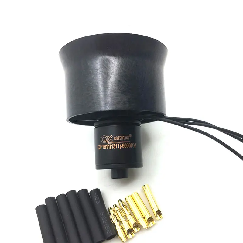 QX мотор совершенно новый DIY Drone EDF части 30 мм 6 лезвий воздуховод QF1611 6000KV