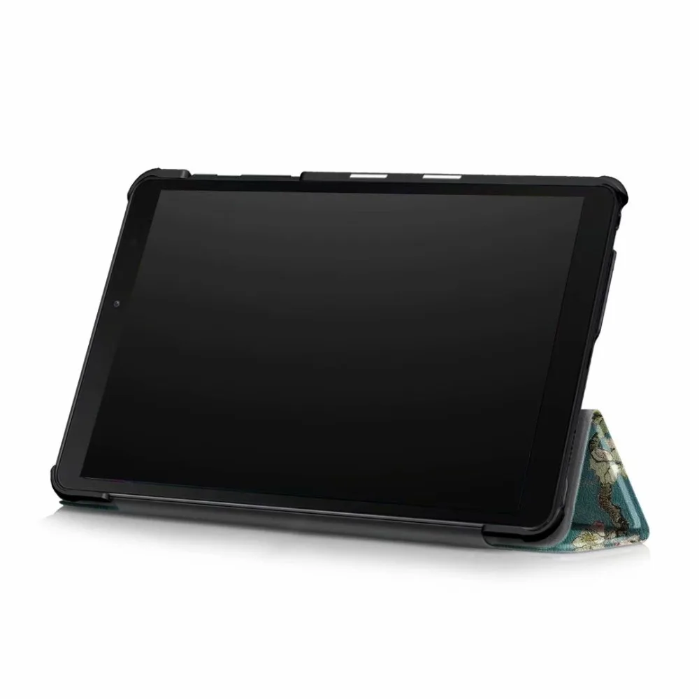 Слим 3-в сложенном виде чехол из искусственной кожи для samsung Galaxy Tab A 8,0 дюймов S-ручка чехол на магните для samsung Tab SM-P200 SM-P205 Капа