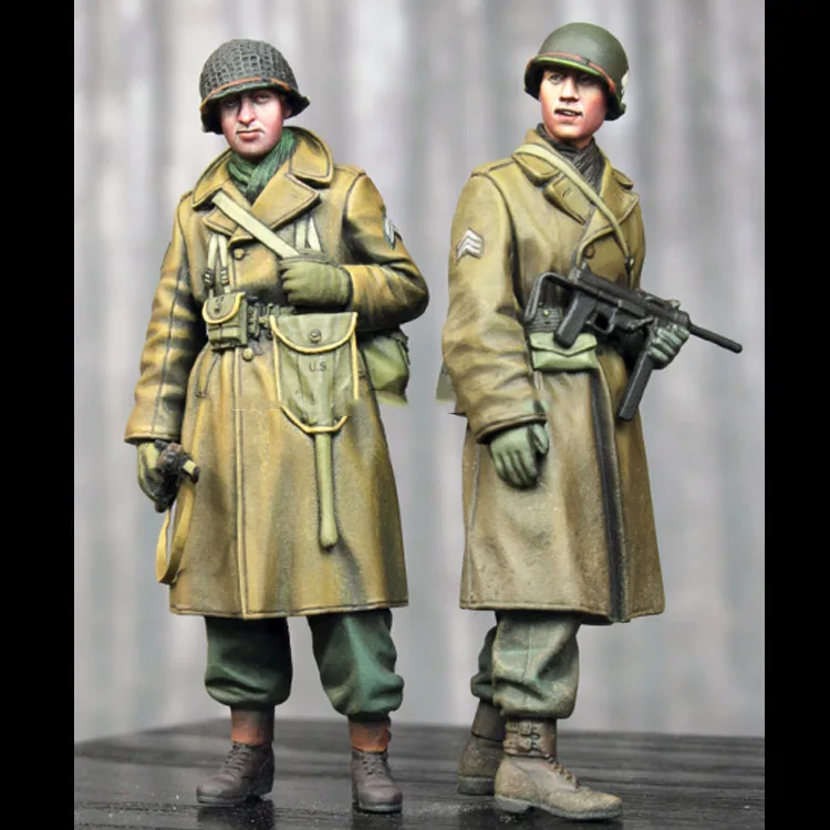 1/35 сборный Набор фигурок из смолы пехота солдат США | Игрушки и хобби