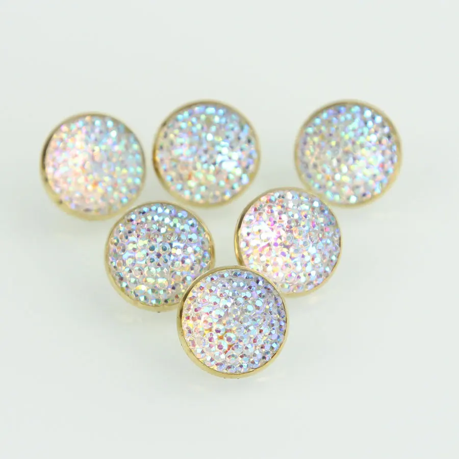 100 шт круглые пластиковые пуговицы швейные кнопки хвостовик Ремесло Декор | Дом и